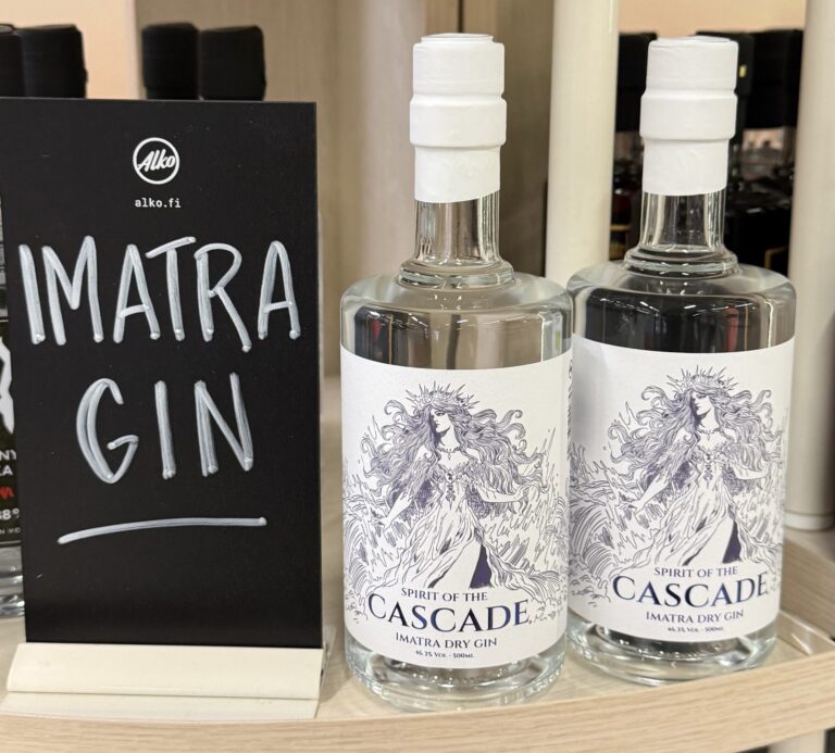 Spirit of the Cascade Imatra Dry Gin sells out in Imatra in a day