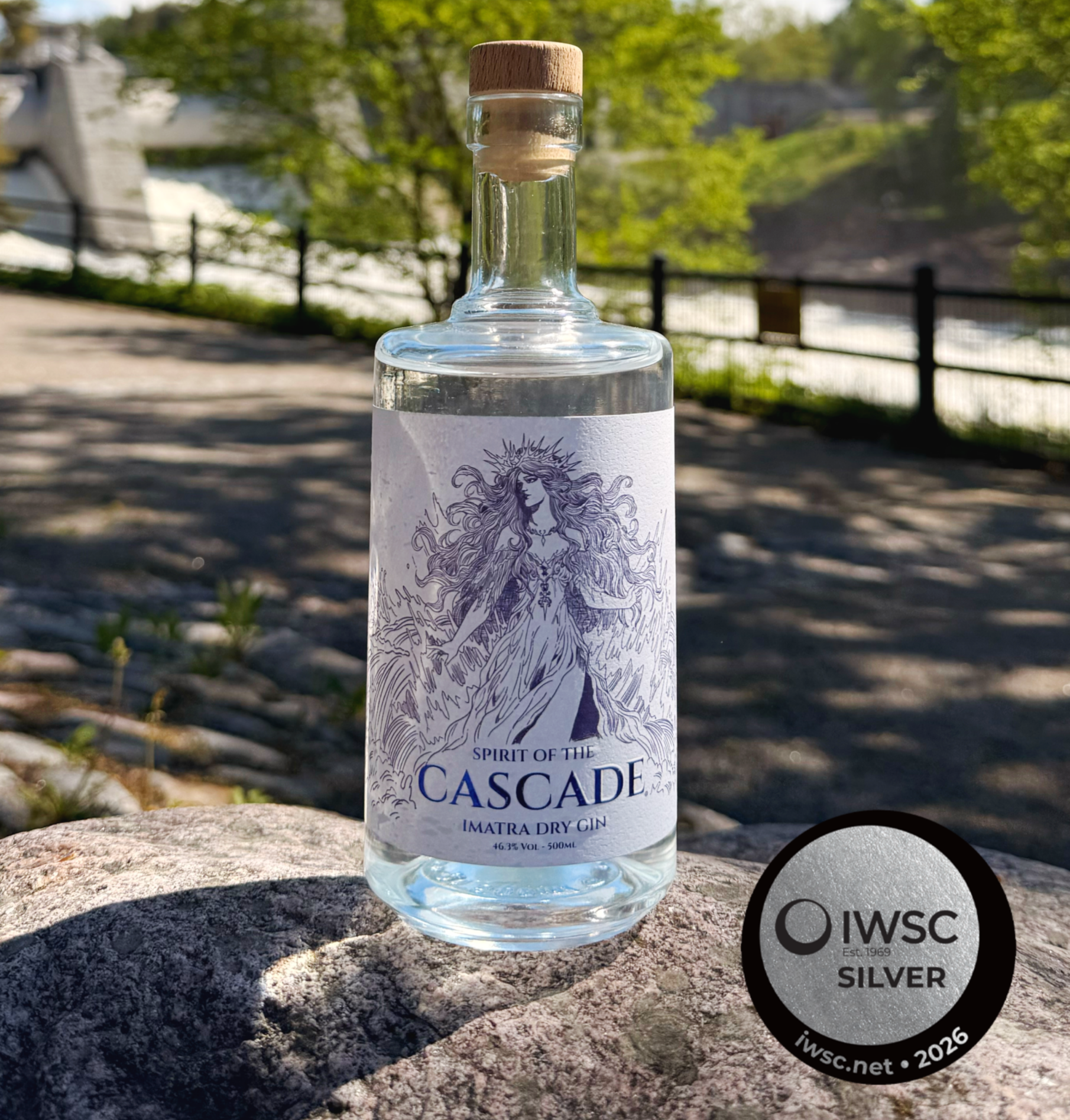 IWSC Silver Spirit of the Cascade Imatra Dry Gin